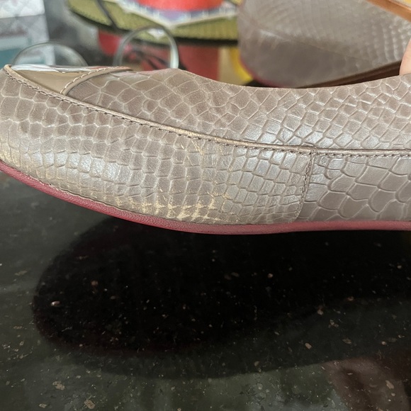 FitFlop, very good condition, animal print Brown Leather Slip-on Ballet flat - Picture 15 of 16